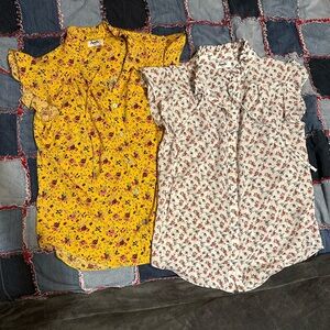 TWO Amalli Talli sleeveless tops - size Small Tall.